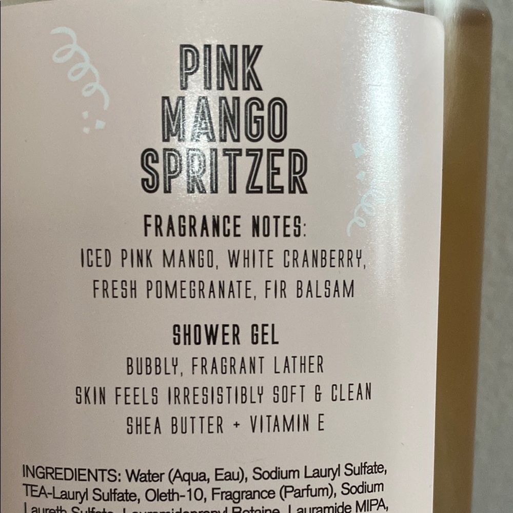 Bath & Body Works Pink Mango Spritzer Shower Gel - Picture 2 of 4